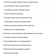 Verb Tenses – Future Tenses I.  