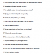 Verb Tenses – Present Tenses II.  